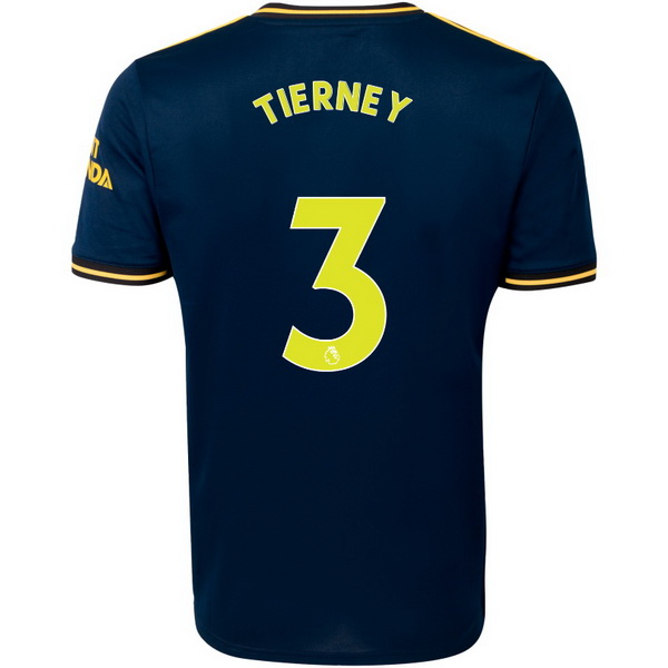 Camiseta Arsenal NO.3 Tierney Tercera equipación 2019-2020 Azul